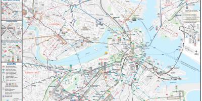 MBTA बस मानचित्र