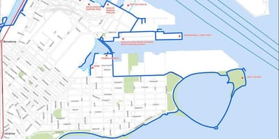Harborwalk बोस्टन नक्शा